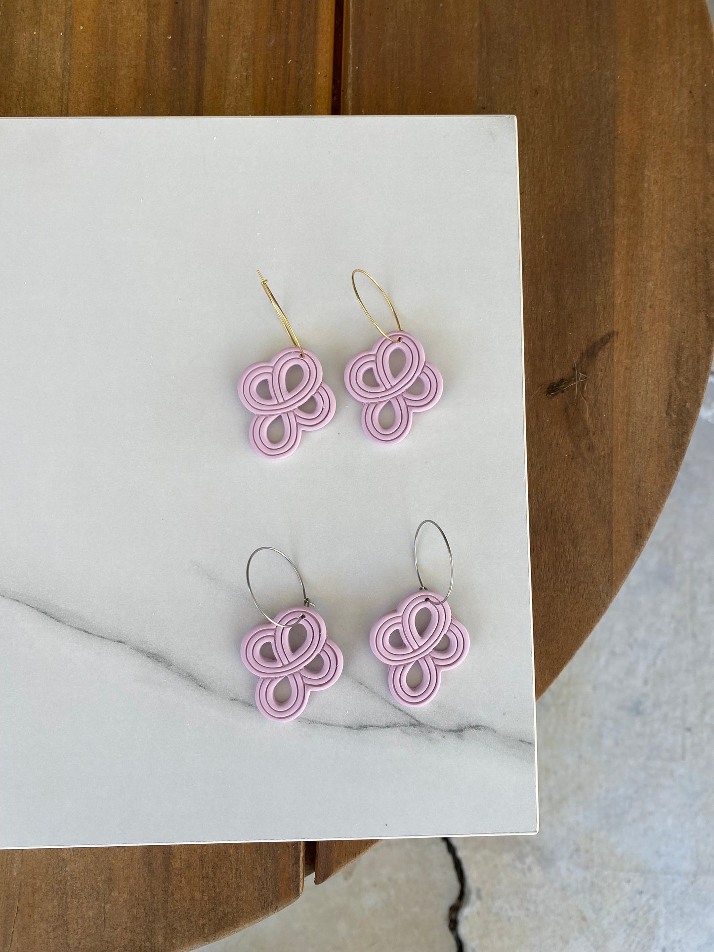 Infinity Cross Earrings