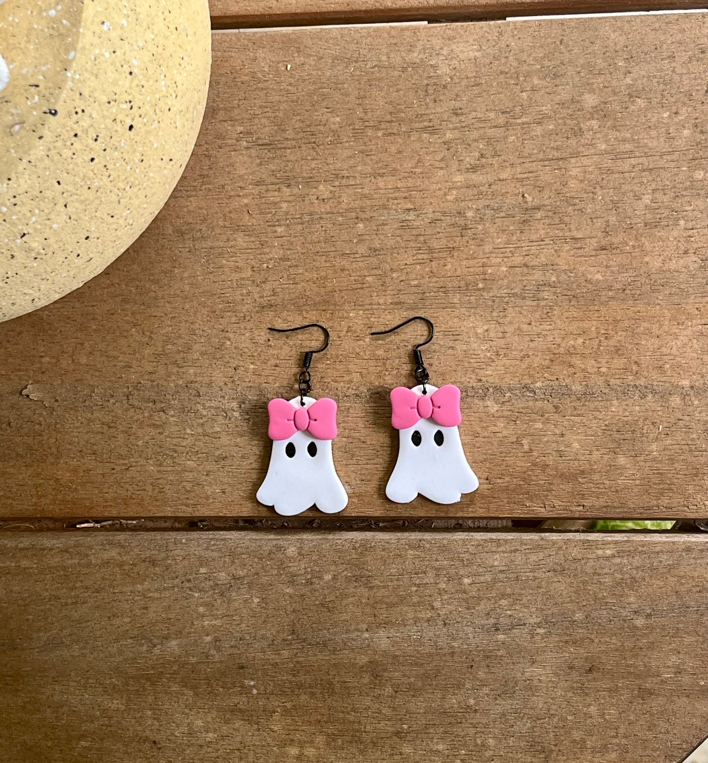 Bow Ghost Dangles