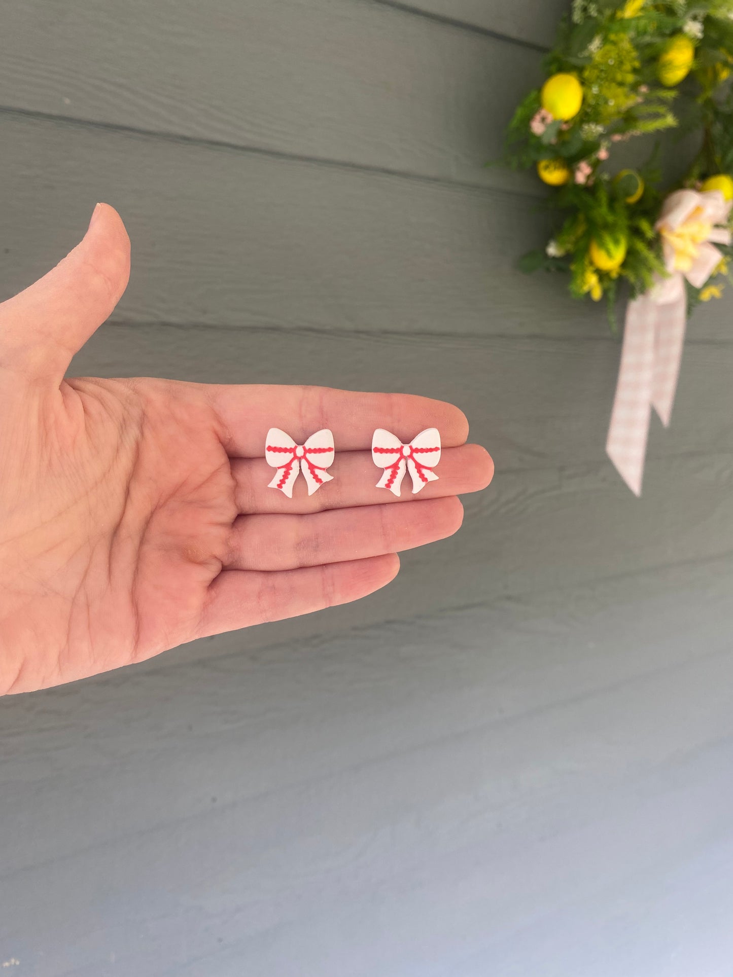 Baseball Bow Studs