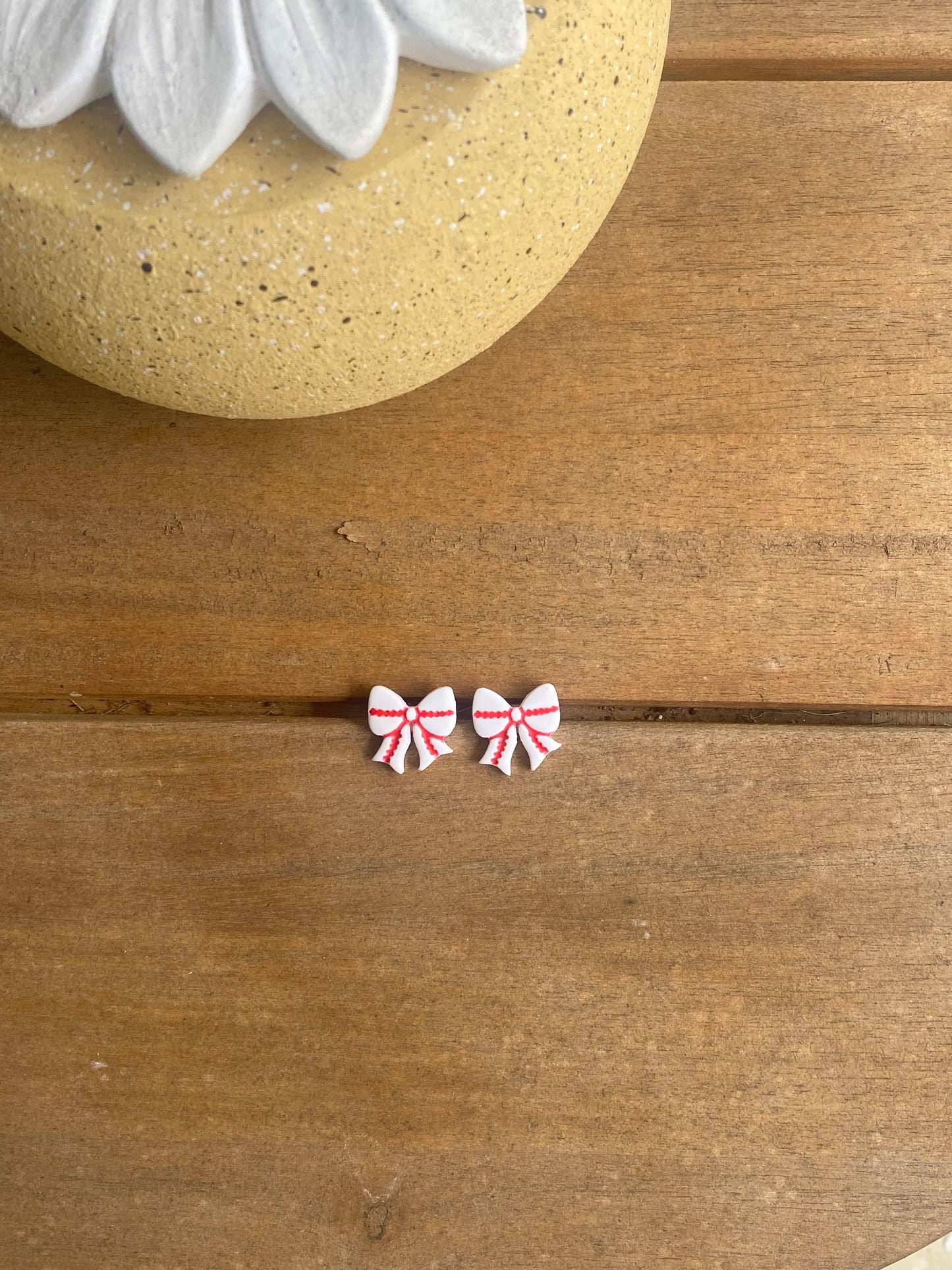 Baseball Bow Studs