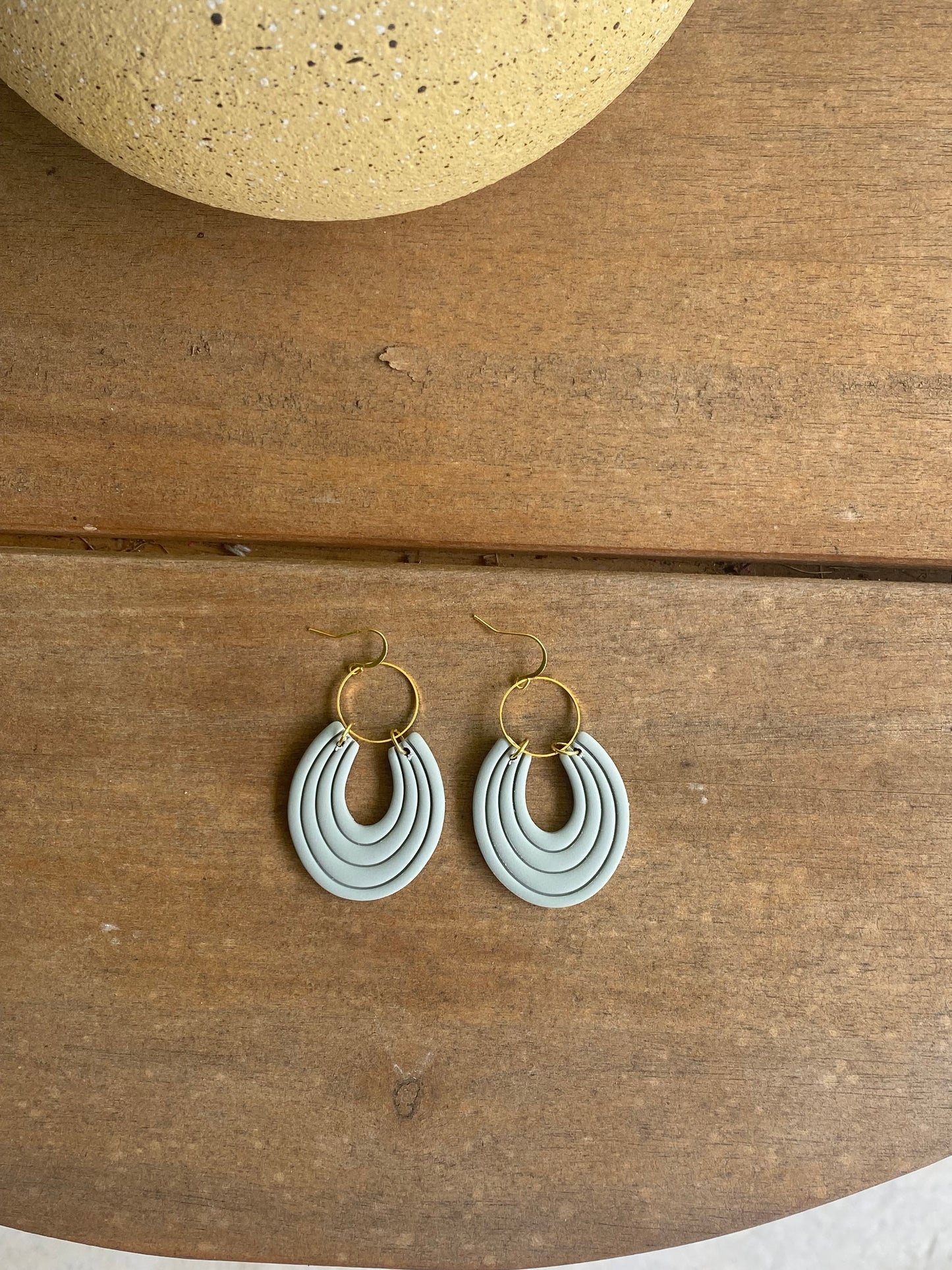 Sage Horseshoe Dangle