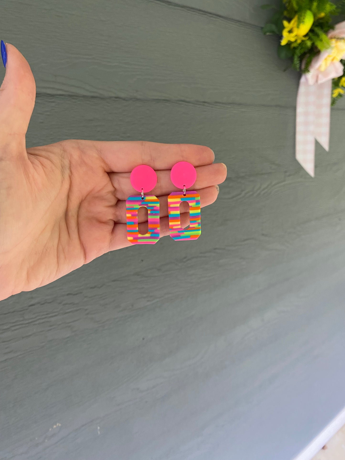 Neon Cutout Dangle (multiple colors)