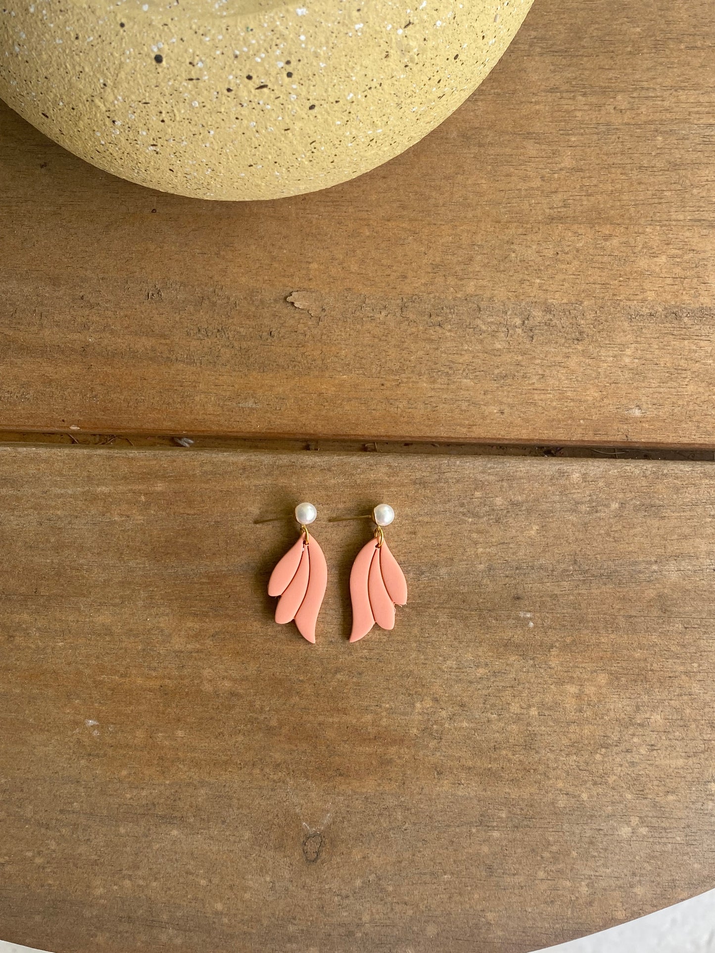 Terracotta Wing Studs