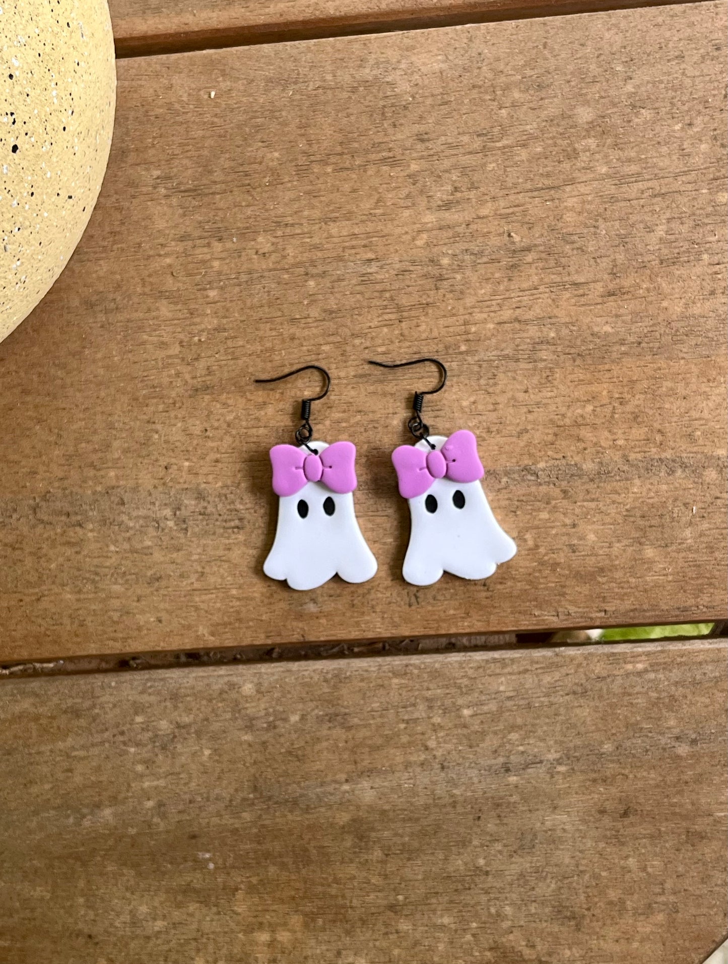 Bow Ghost Dangles