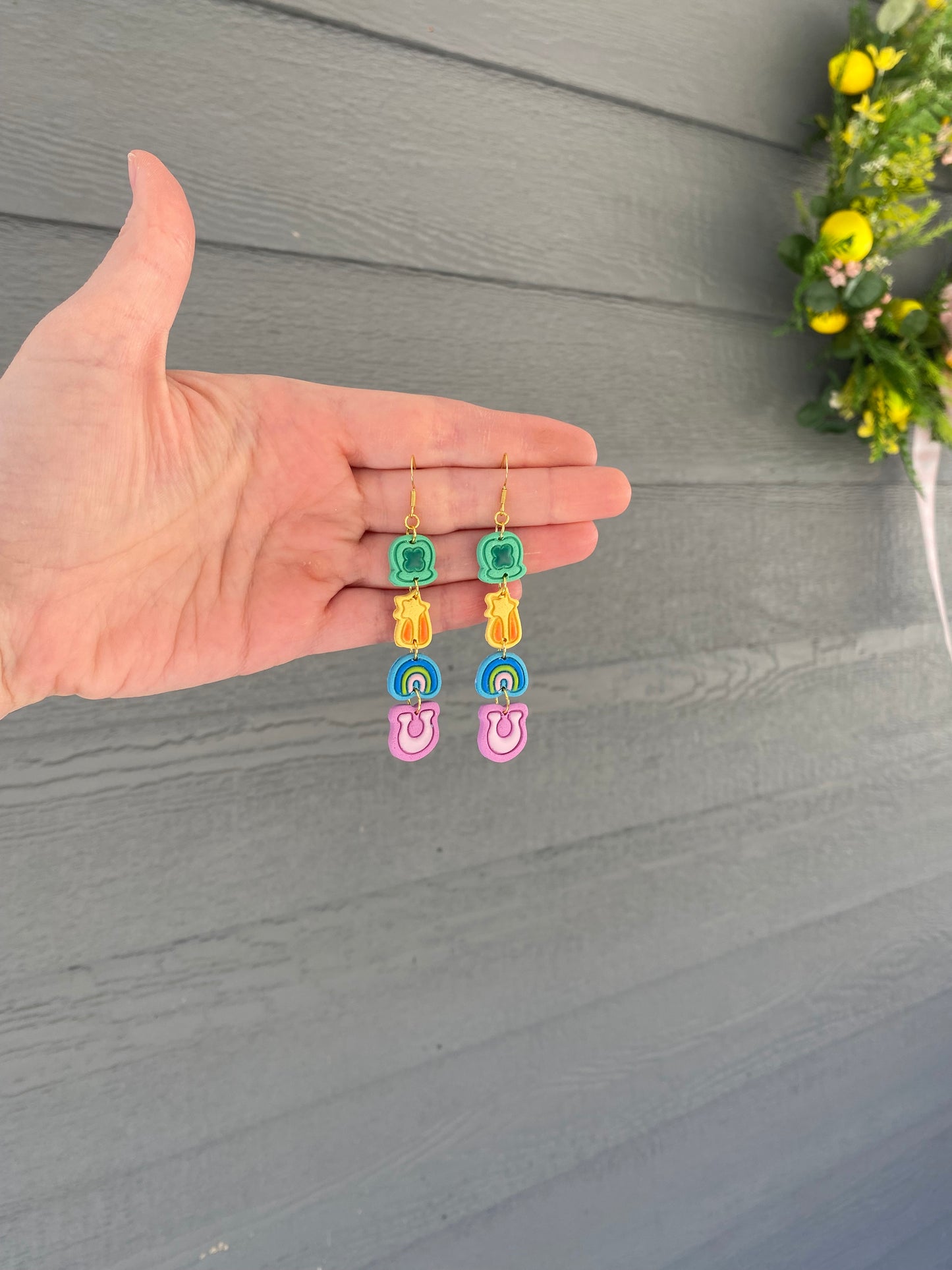 Lucky Marshmallow Dangles