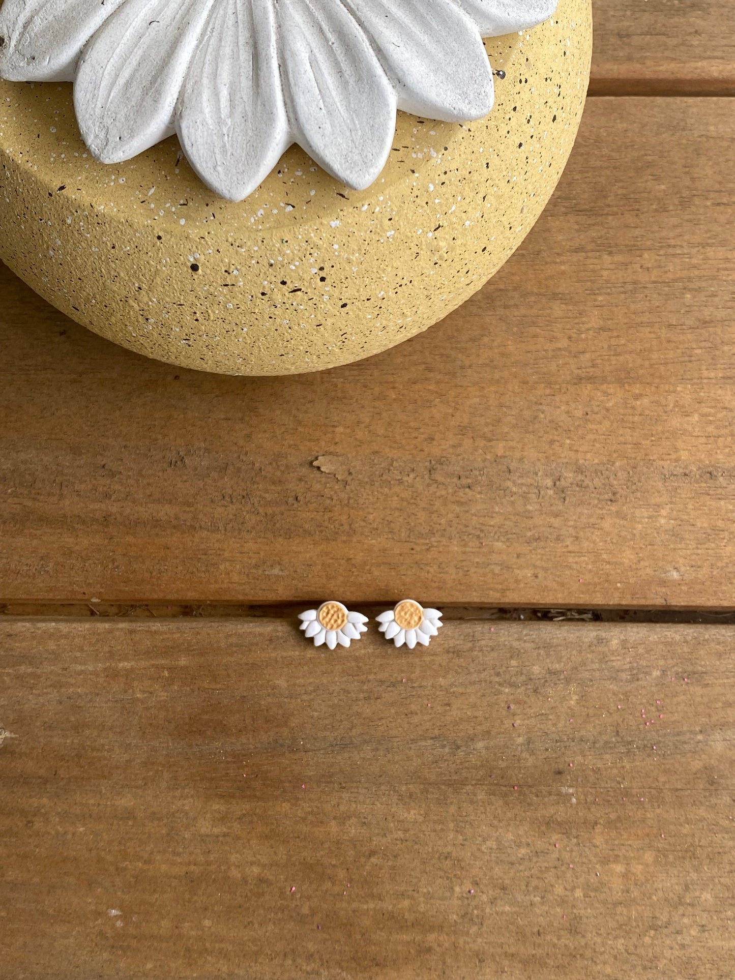 Half Daisy Studs