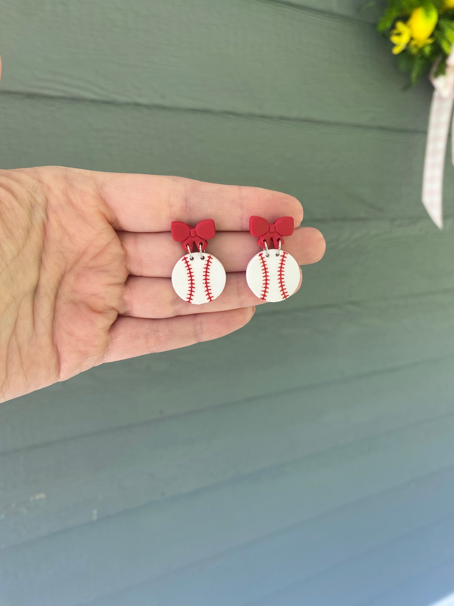 Baseball Bow Dangle