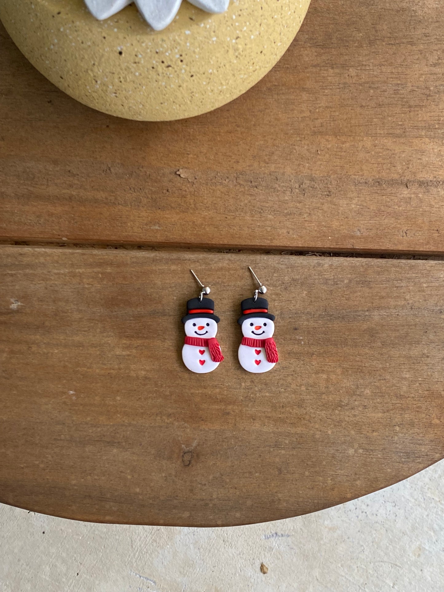 Snowman Earrings