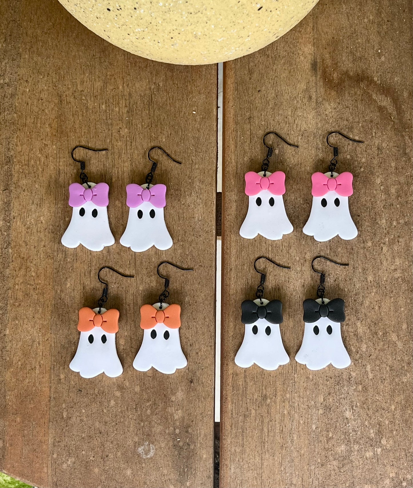 Bow Ghost Dangles