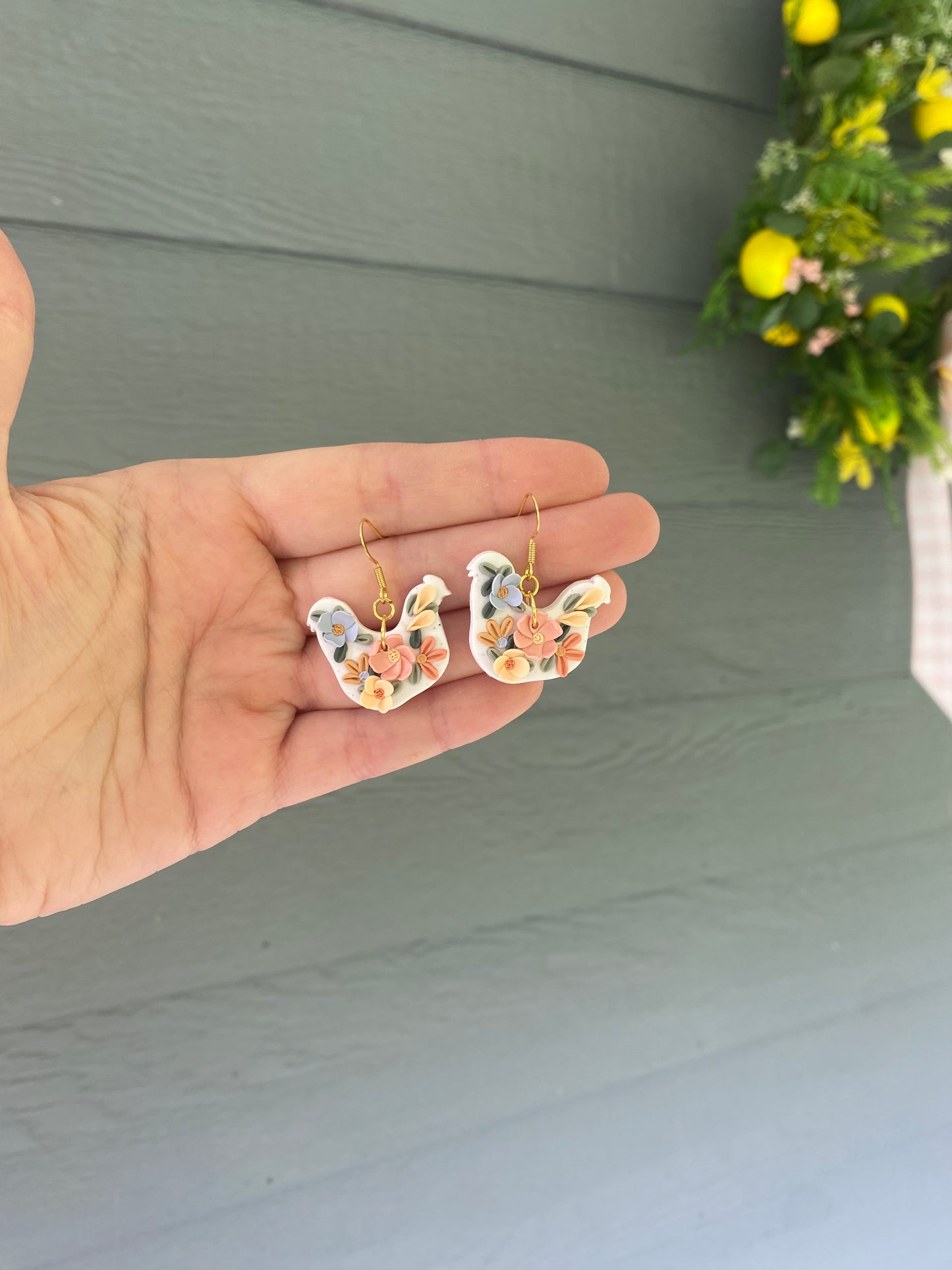 3D Floral Chickens