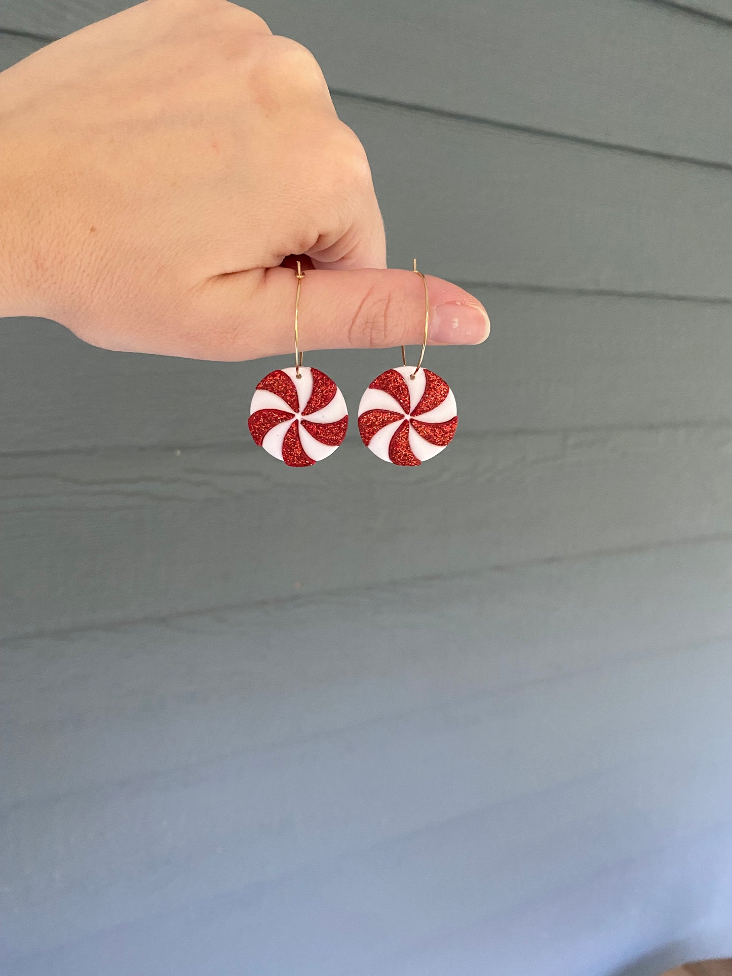 Peppermint Hoops (Large)