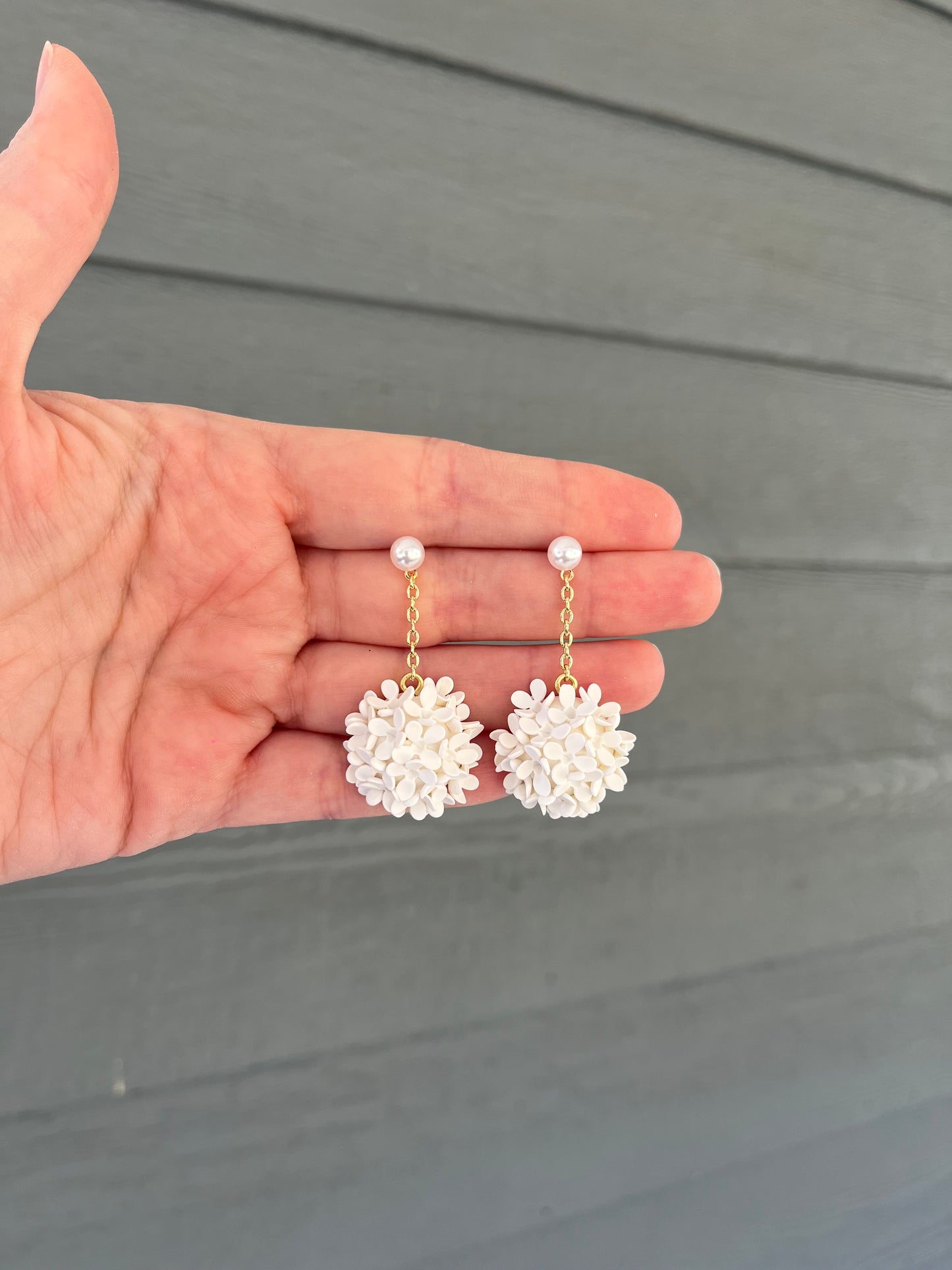 White Hydrangea Ball