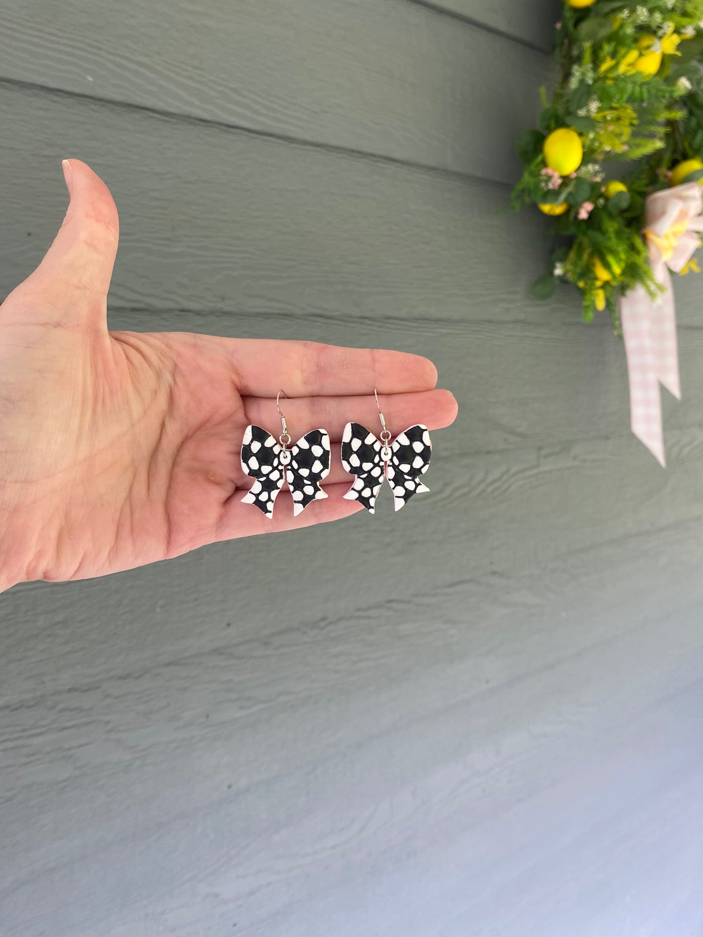 Soccer Bow Dangles