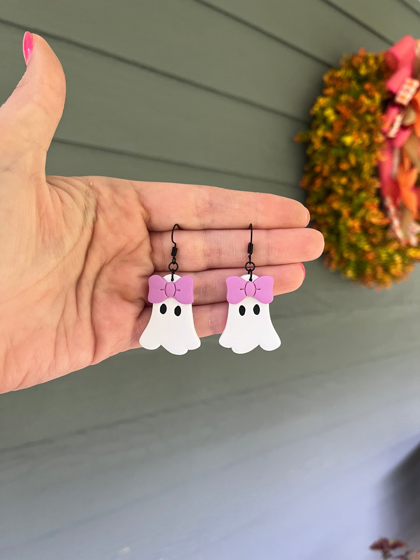 Bow Ghost Dangles