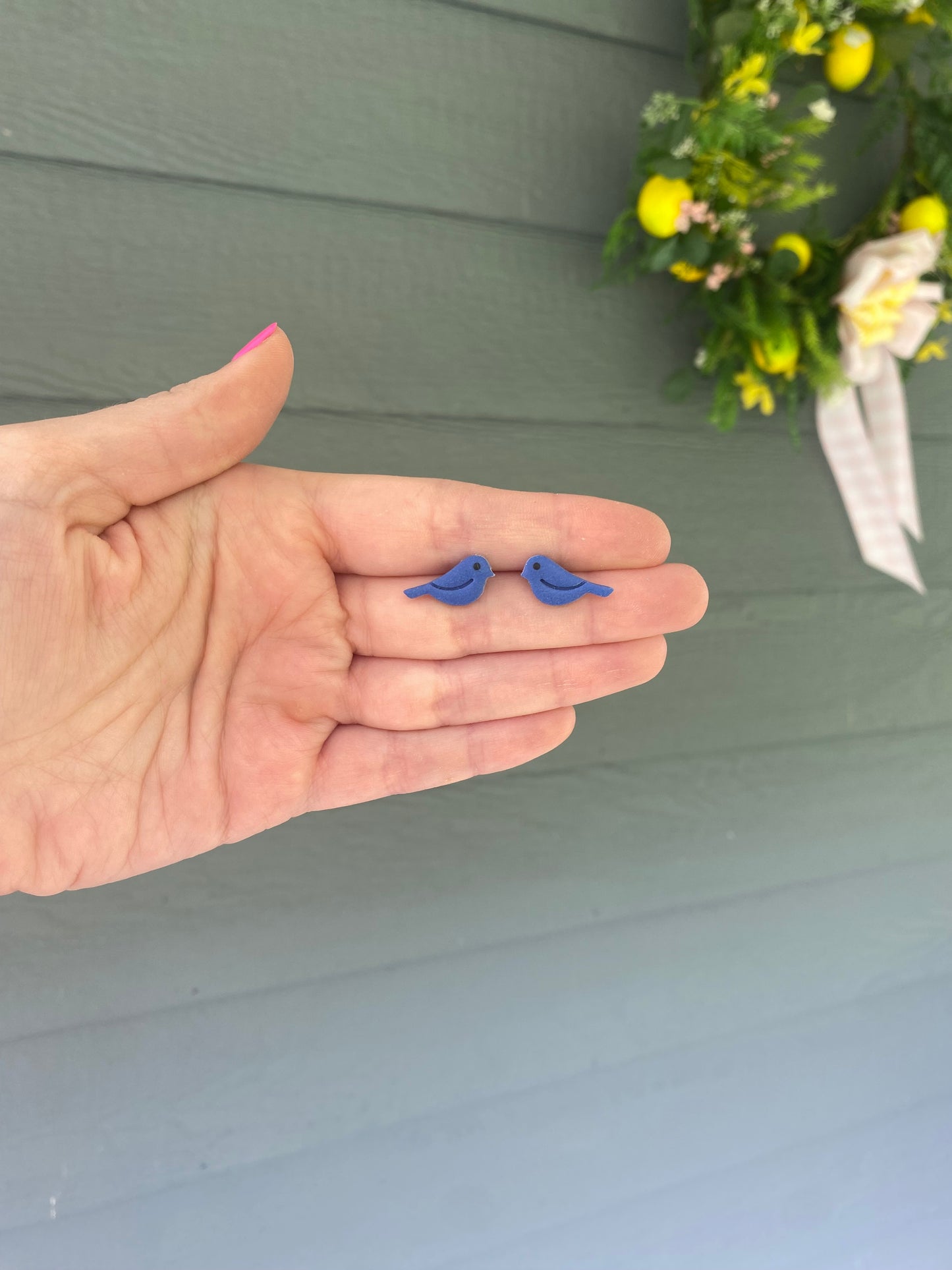 Blue Bird Studs
