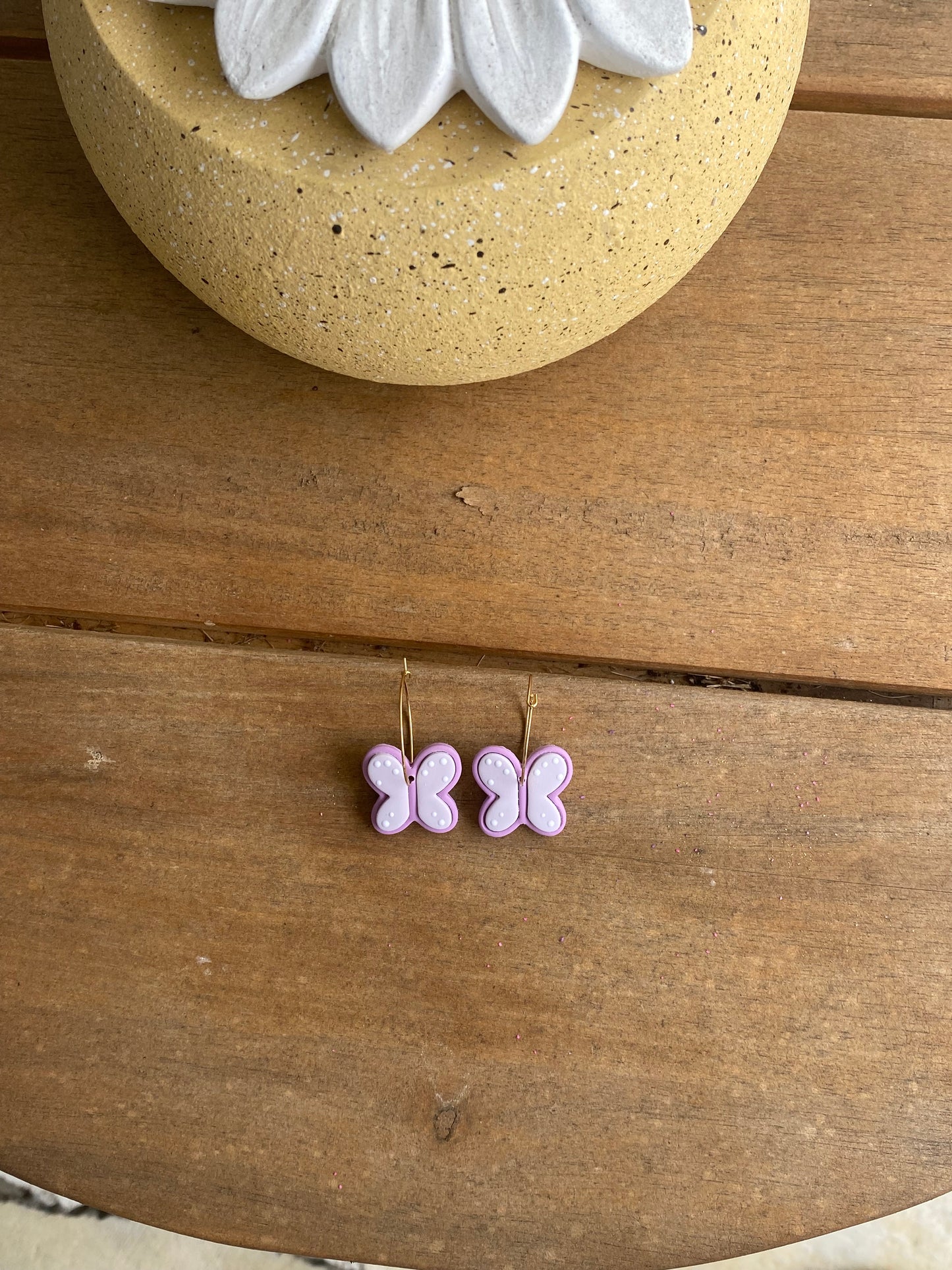 Simple Butterfly Hoops