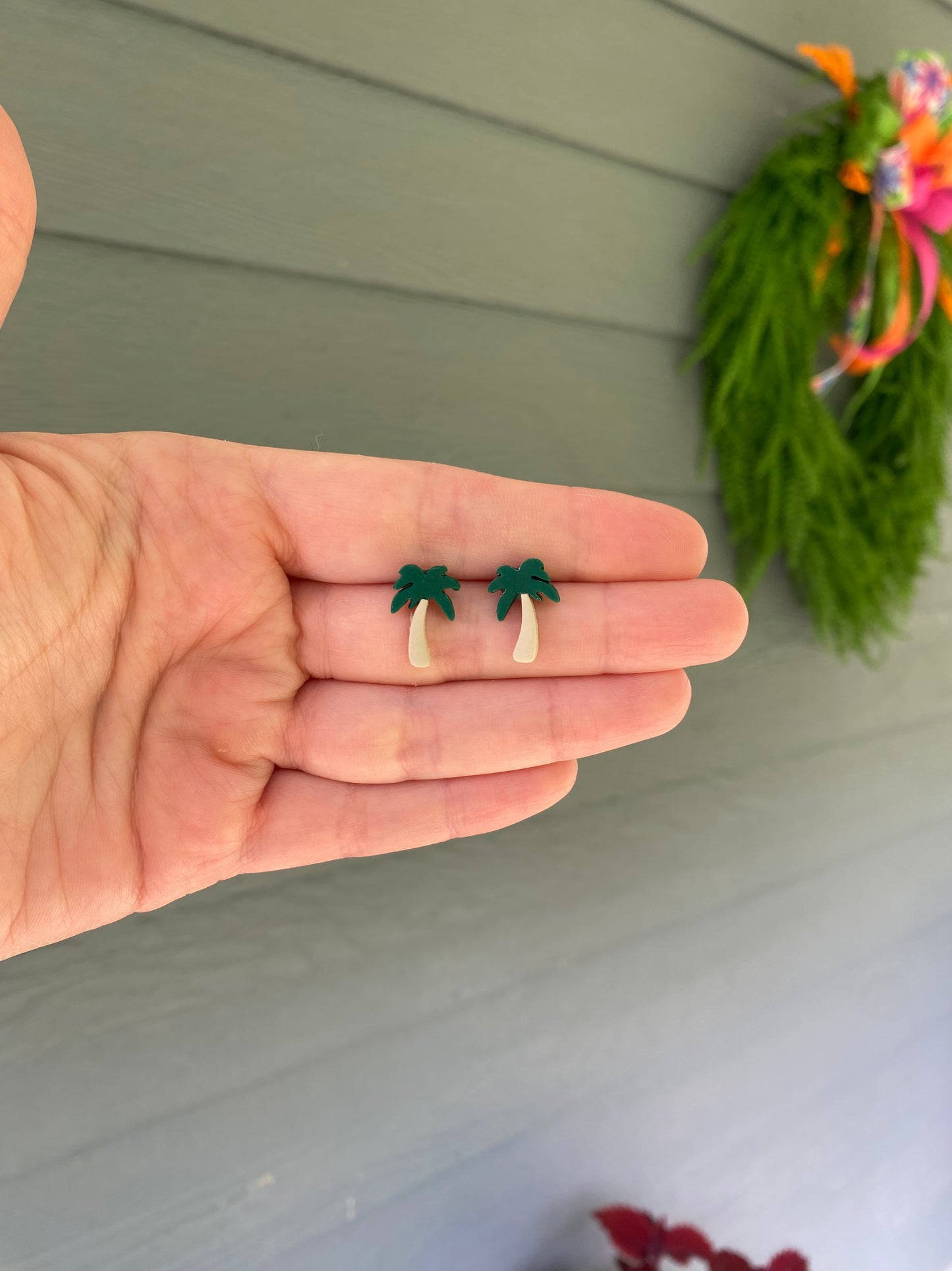 Palm Tree Studs