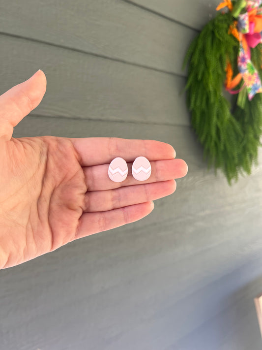 Light Pink Egg Studs