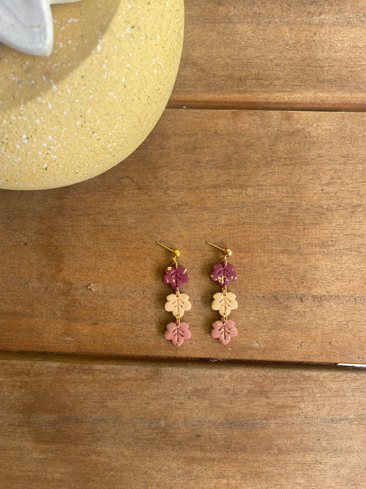 Small Fall Leaf Trio Gold
