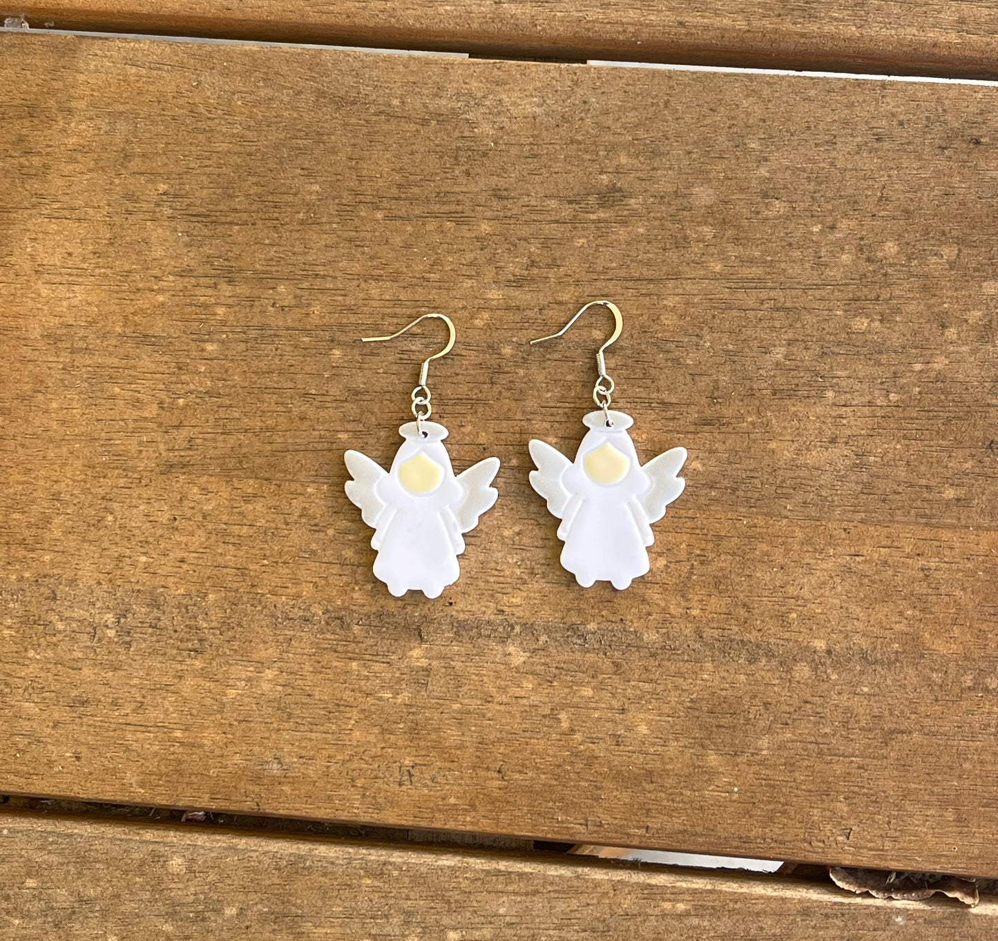 Angel Dangles (Metallic Gold or Silver Wings)