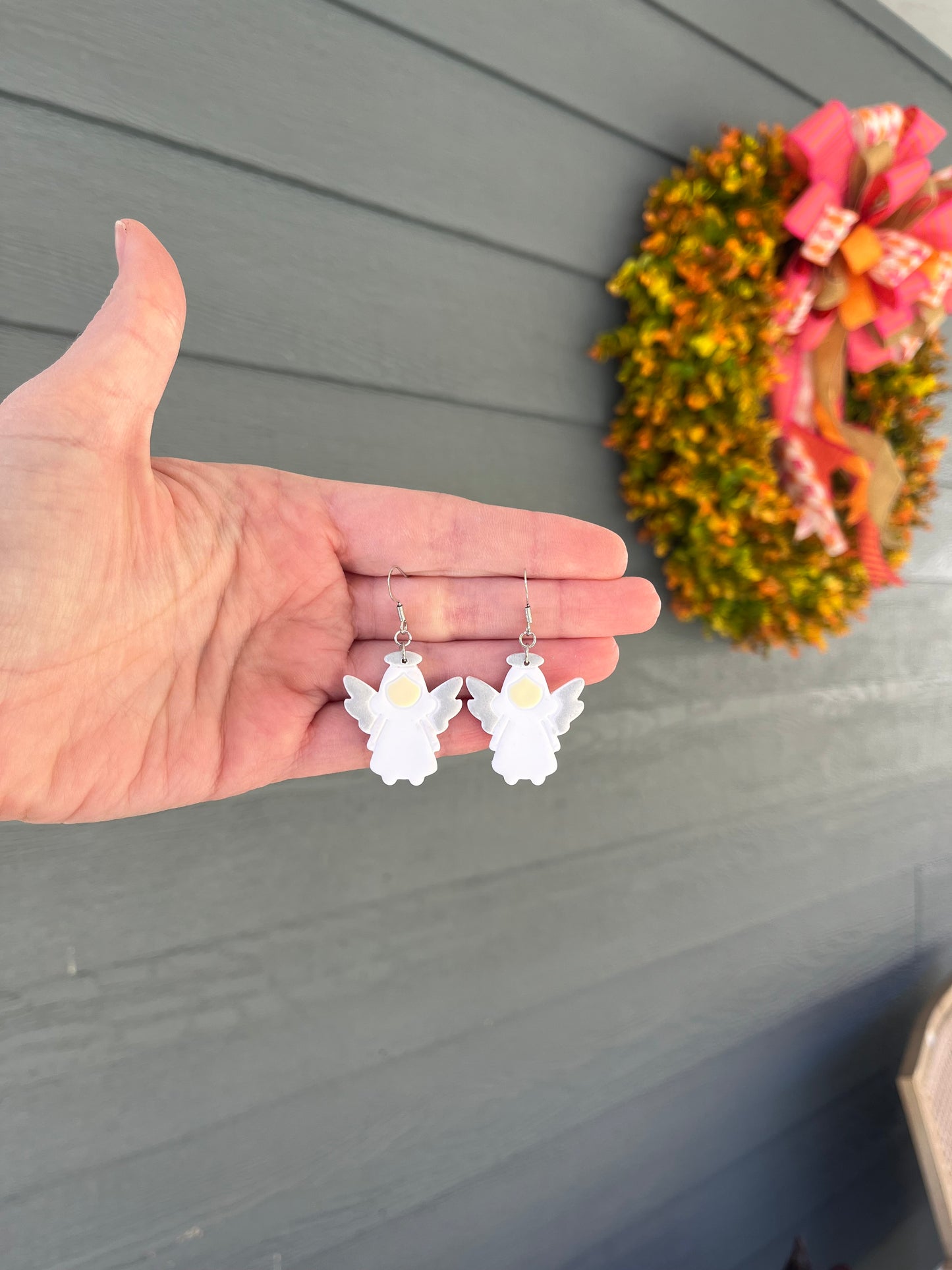 Angel Dangles (Metallic Gold or Silver Wings)