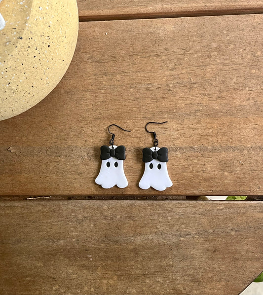 Bow Ghost Dangles