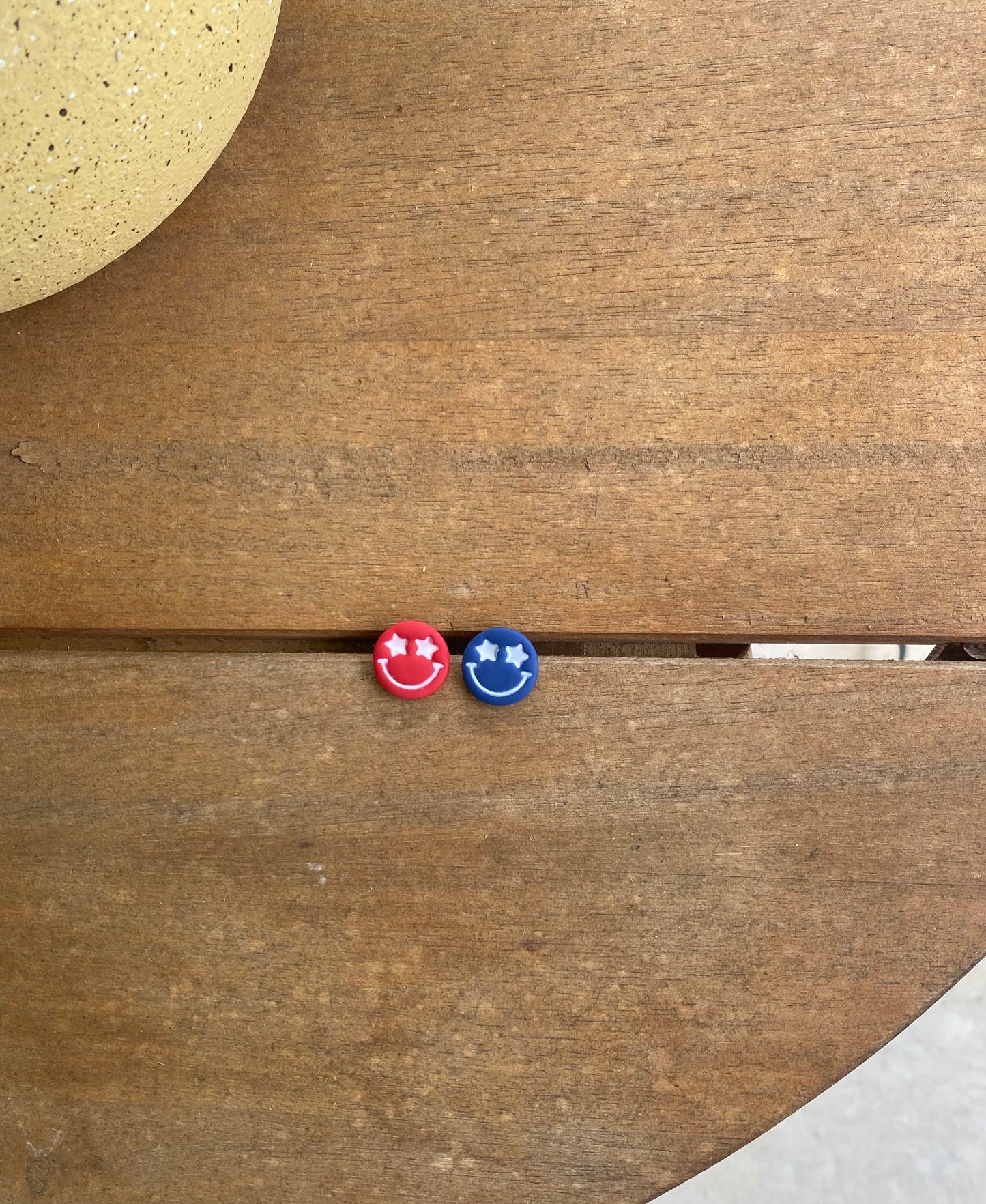 Star Smiley Studs