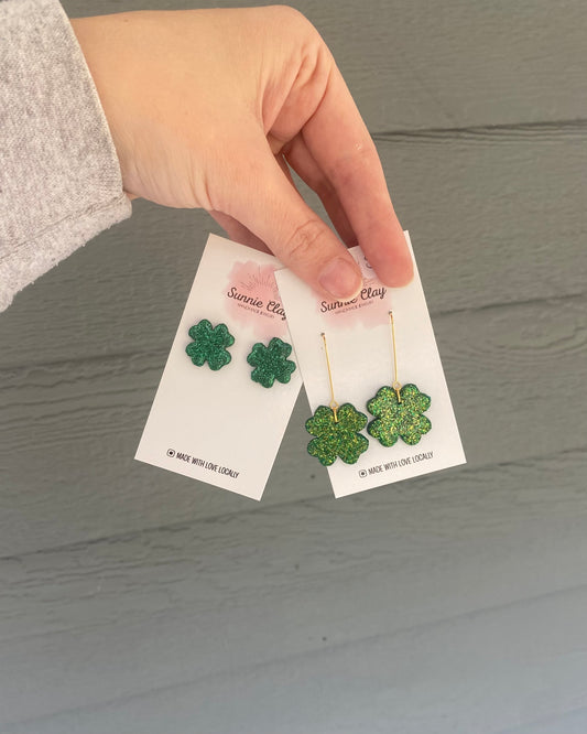 Glitter Shamrocks