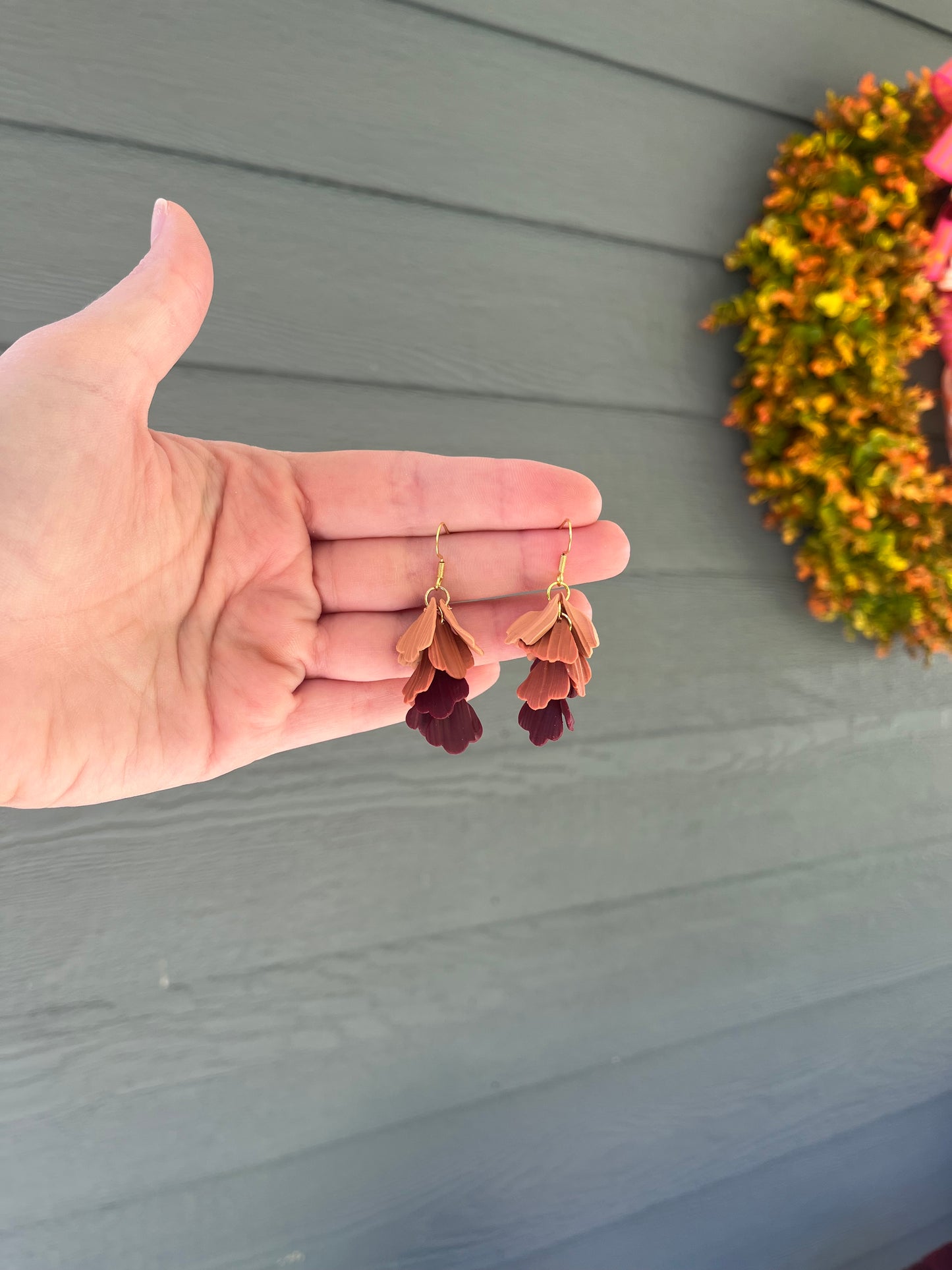 Ombré Falling Leaves Dangles