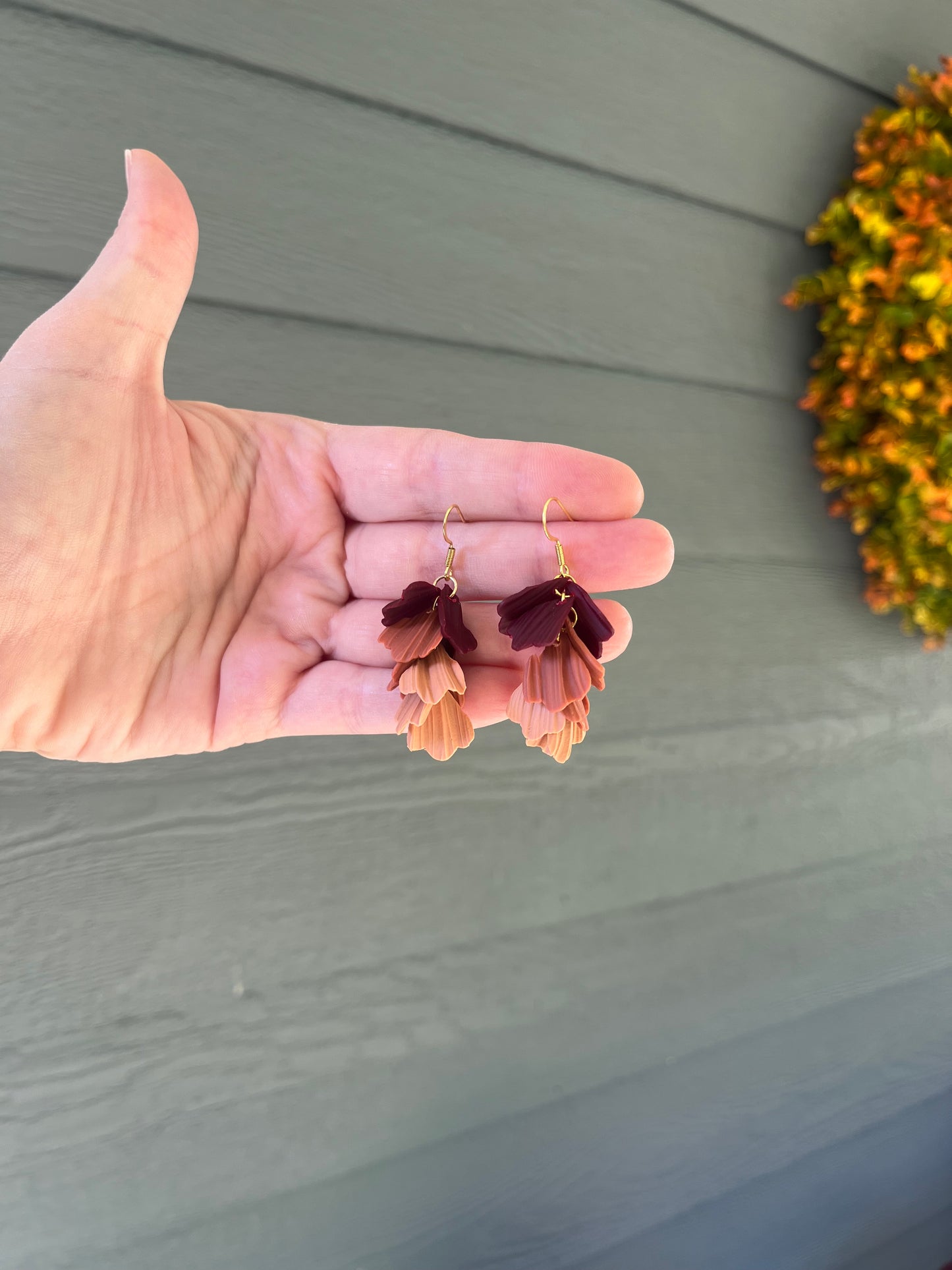 Ombré Falling Leaves Dangles