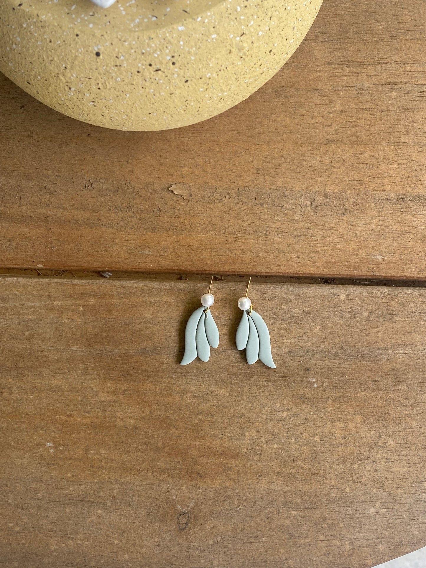Sage Wing Studs