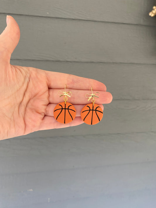 Basketball Bow Dangles