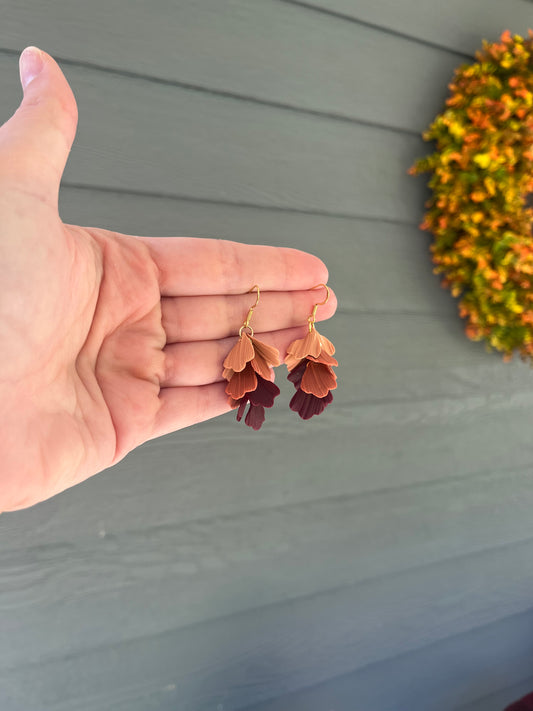 Ombré Falling Leaves Dangles