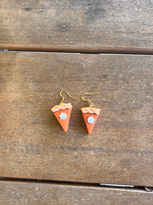 3D Pumpkin Pie Dangles