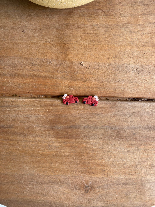 Red Pumpkin Truck studs