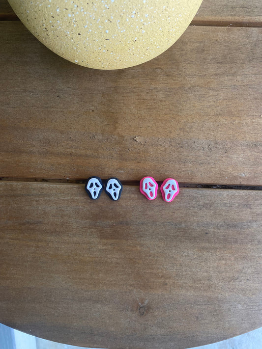 Ghost Face Studs