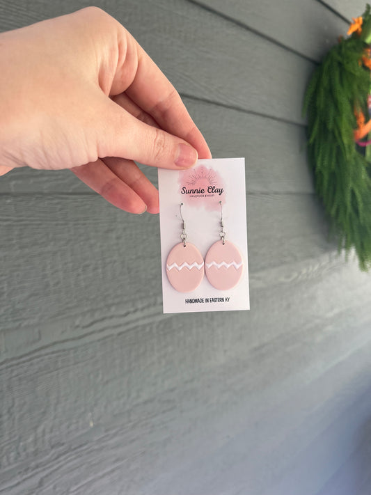 Light Pink Egg Dangles