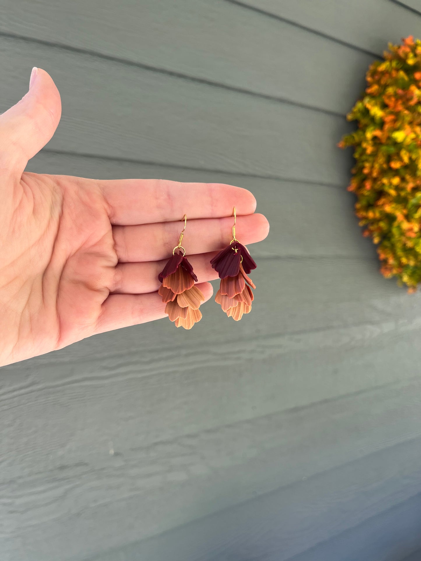 Ombré Falling Leaves Dangles